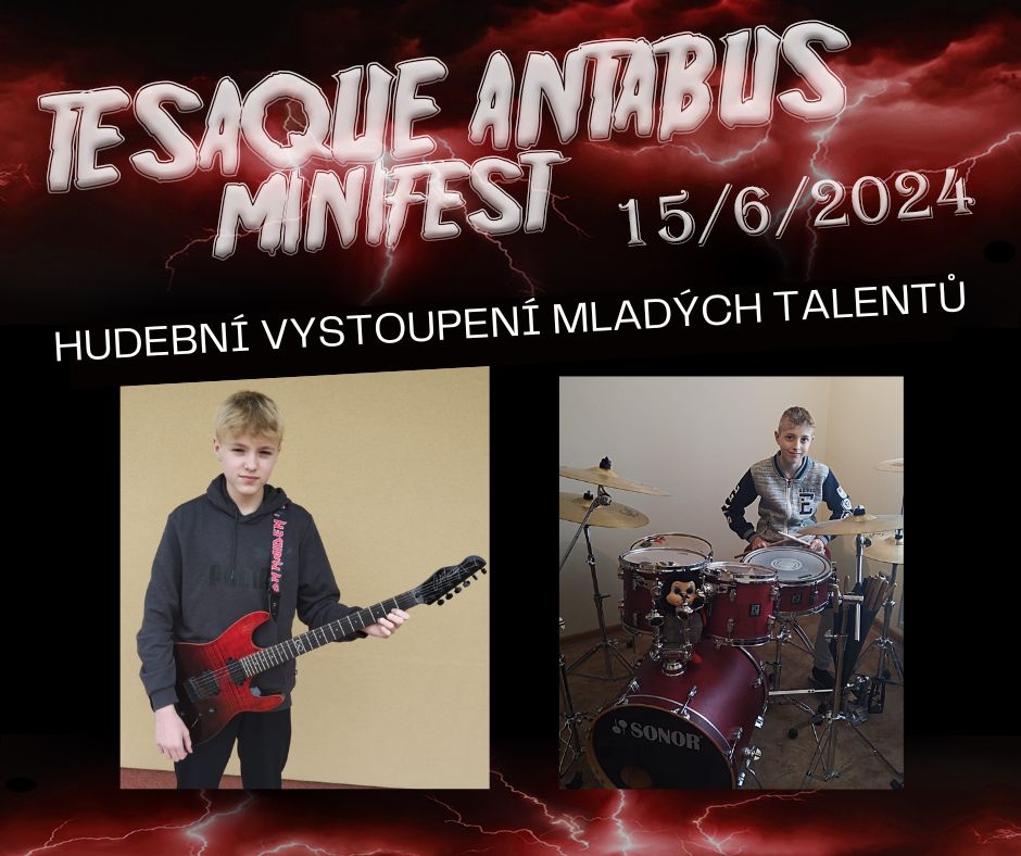 Talentovaní hudebníci na Antabus minifest