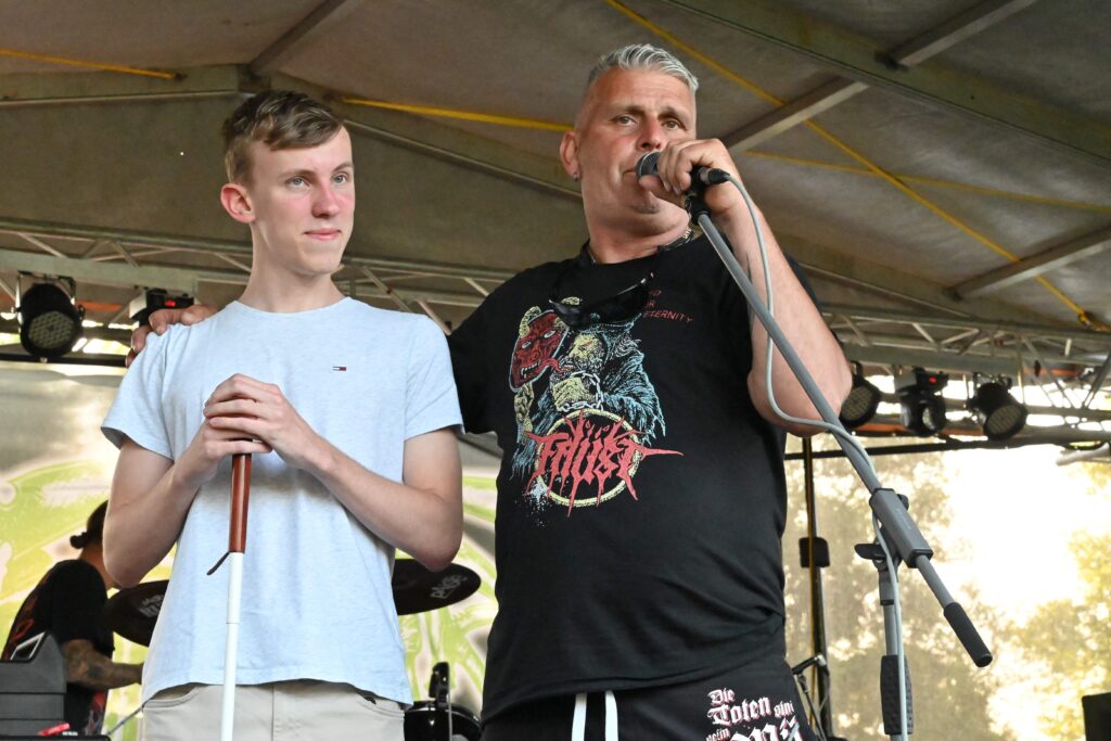 Antabus minifest podporuje také aktivity zrakově postiženého Olivera